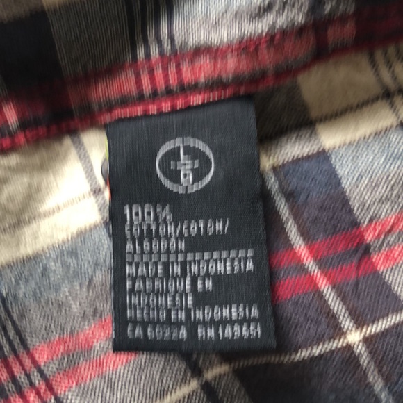 EUC men’s cotton Buffalo shirt size large/ slim - Picture 5 of 5